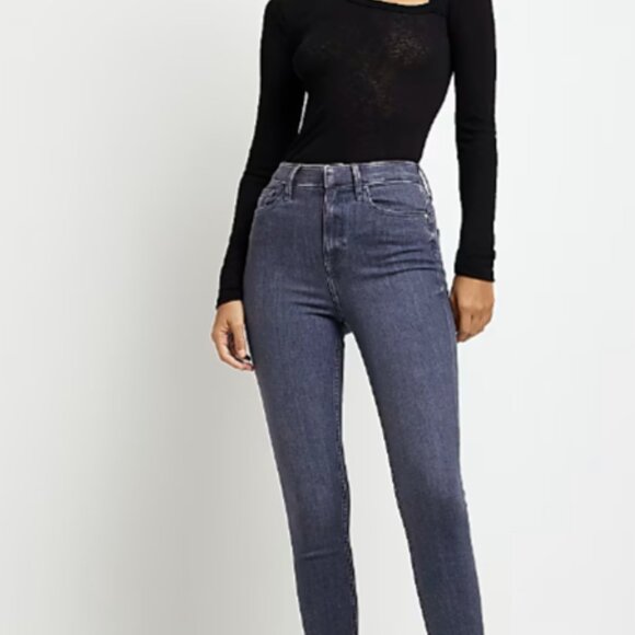 River Island High Waisted Skinny Jeans - Picture 1 of 5